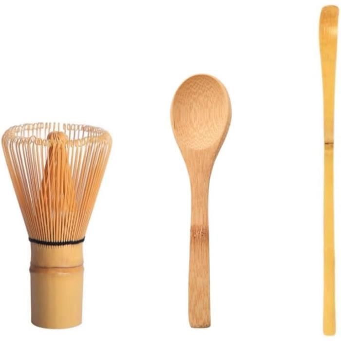 Fouet à Matcha En Bambou Artisanal - 100 Tiges - Pour Thé Vert Mousseux - Entretien Facile - Tradition Japonaise
