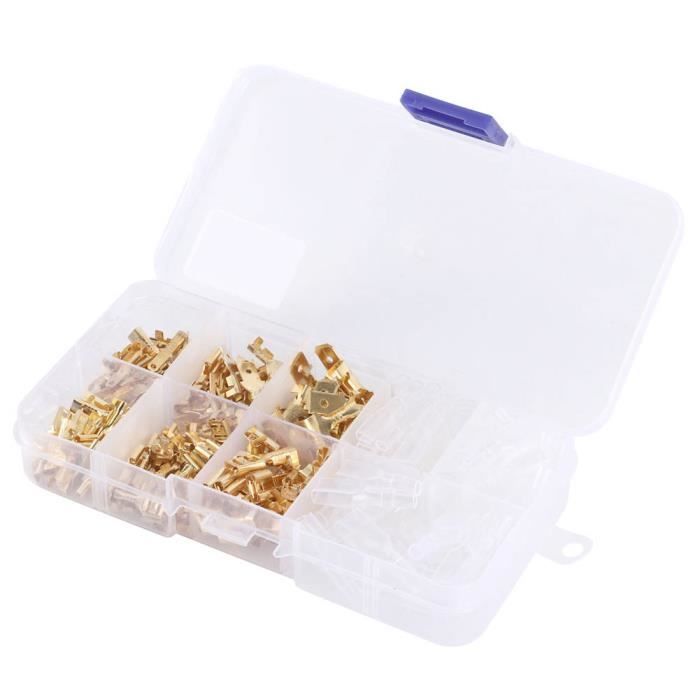 YOSOO Terminal Femelle Borne De Fil, Borne Femelle, Borne D'Isolation 1000 Pièces, Connecteur De