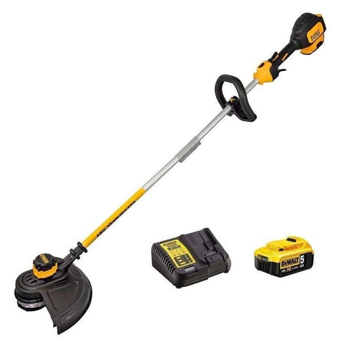 Coupe bordures 33cm XR 18V DEWALT DCM561P1 Brushless Li ion 1 x 5 Ah + chargeur - vue 2