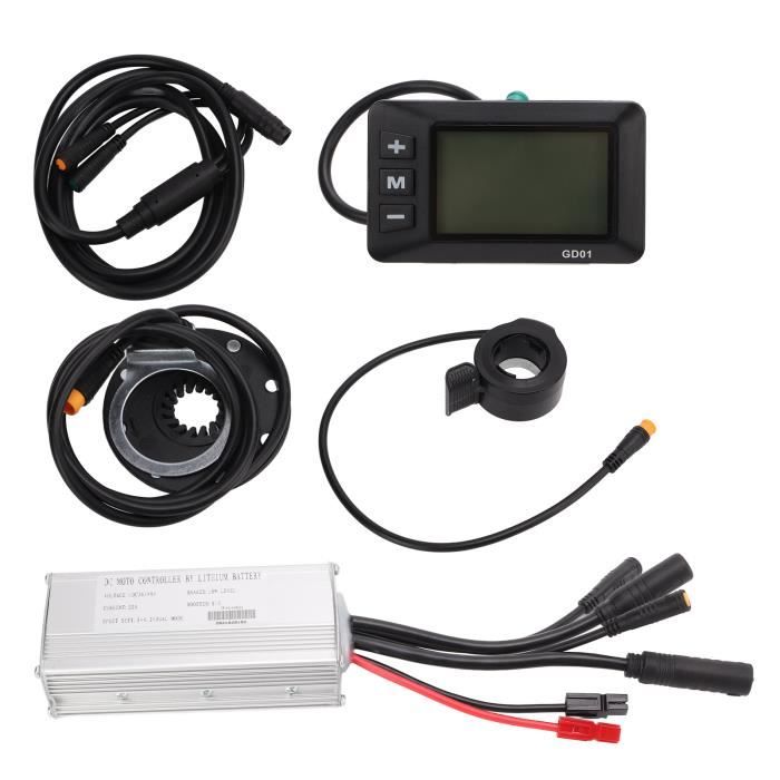 Kit De Conversion Vélo électrique 36V/48V - Contrôleur 15-35A, Accélérateur, Freins, Affichage