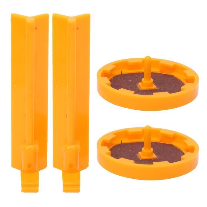 Outil De Réparation De Pointe De Queue De Billard - 2 Pièces En Plastique Durable - Pour Façonner, Poncer Et Entretenir Les Pointes