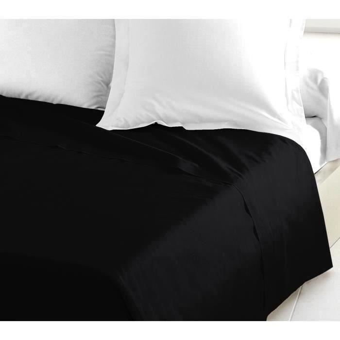 LOVELY HOME Drap Plat 100% coton 180x290 cm 1 personne - vue 4
