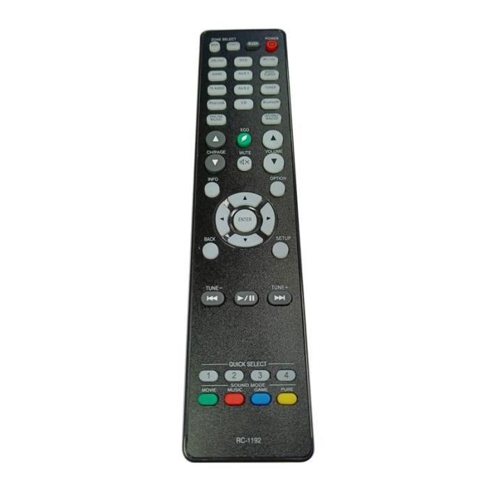 AULCMEET Ersatz-Fernbedienung Für Denon AV Receiver – RC-1252/RC-1192/RC-1243 | Kompatibel Mit Vielen Modellen