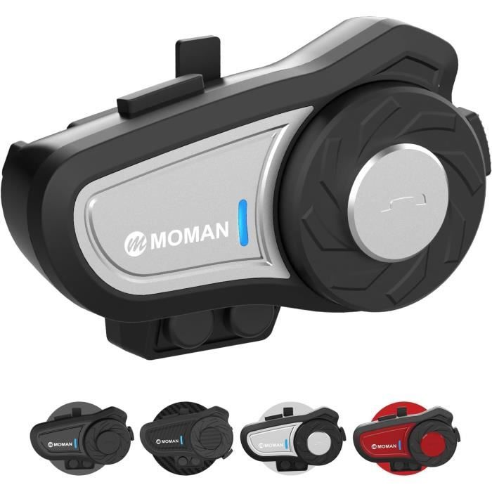 Test intercom moto Moman H2S : communication 1000 m avec réduction de bruit