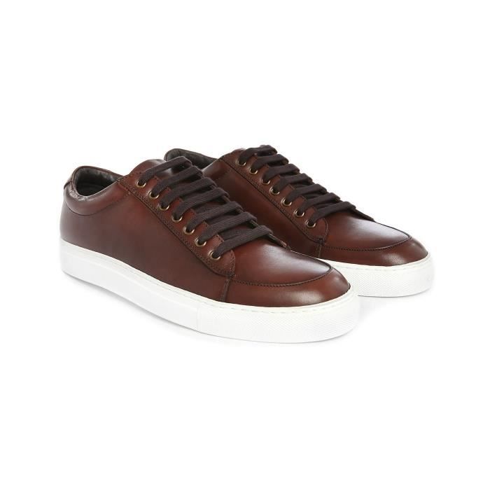 basket cognac homme