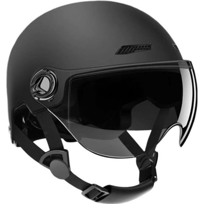 Casque Rétro Style Allemand Pour Trottinette électrique Et Scooter - Homologué ECE - Tailles S à XL - Visière Teintée Amovible