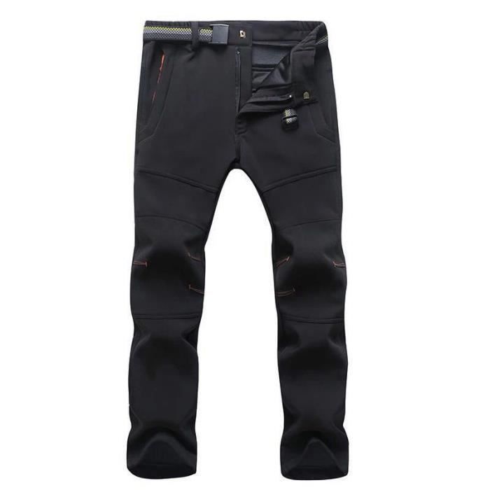 Pantalon De Randonnée Imperméable YUTYTH Homme Medium Doublure Polaire Extérieur