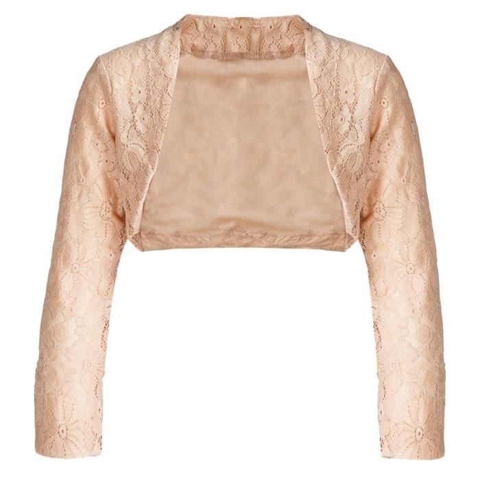 Bolero beige mariage cheap