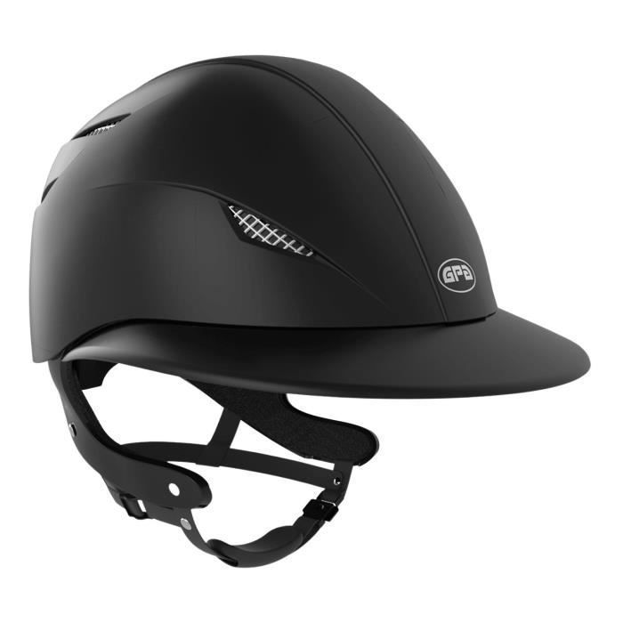 Casque D'équitation Airy Noir / Argent Equithème élégance Et Sécurité