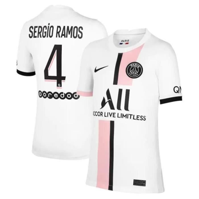 PSG Sergio Ramos Maillot de Football 2021 2022 pour Homme Adulte Nouveau - Bleu - Sport