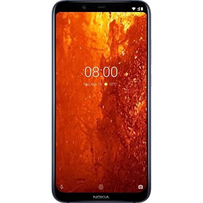Vente Téléphone portable Nokia 8.1 - Smartphone Débloqué 4G (Ecran : 6,18 pouces - 64Go ROM - Dual SIM - Android One Pie 9.0) Bleu Argent pas cher Vente Téléphone portable Nokia 8.1 - Smartphone Débloqué 4G (Ecran : 6,18 pouces - 64Go ROM - Dual SIM - Android One Pie 9.0) Bleu Argent pas cher