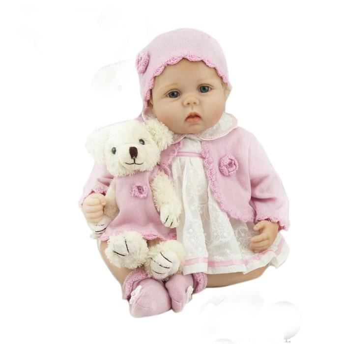 22 Faux Bebe Fille Poupee Reborn Corps En Tissu Silicone Reborn Bebe Poupees Avec Ours En Peluche Poupee Meilleur Cadeau D Enfants Cdiscount Jeux Jouets 22 Faux Bebe Fille Poupee Reborn Corps En Tissu Silicone Reborn Bebe Poupees Avec Ours En Peluche Poupee Meilleur Cadeau D Enfants Cdiscount Jeux Jouets