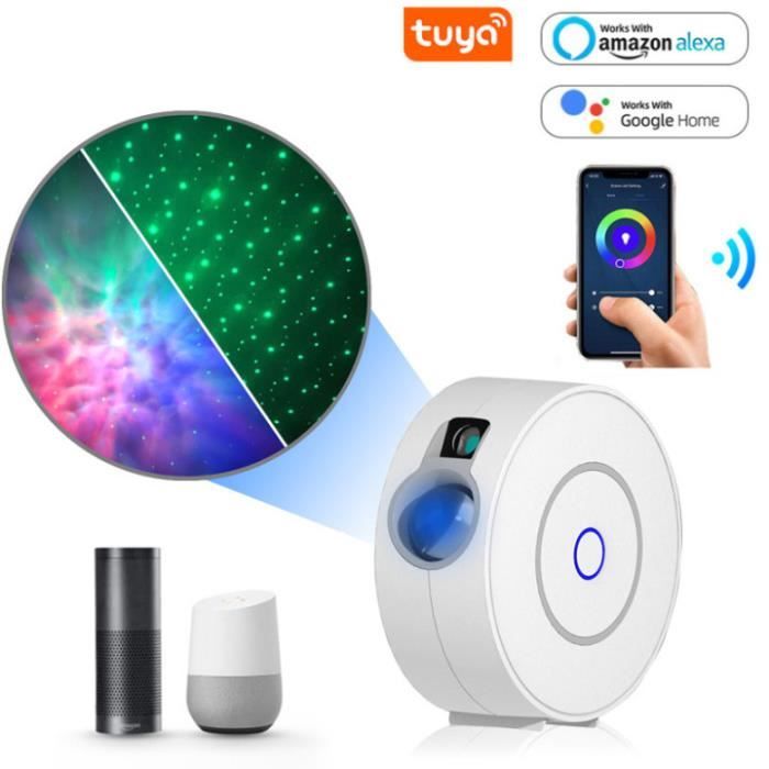 Projecteur étoile intelligent WiFi Laser ciel étoilé veilleuse Led colorée PRUMYA - Projecteur étoile