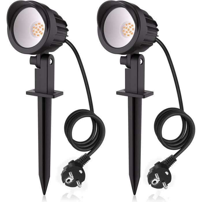 Spot Led Extérieur - 4 Pack Lampe De Jardin 4X3W 1200Lm - Étanche Ip65
