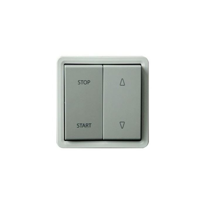 Minuterie Gira 120 Minutes - Étanche - Montage En Saillie - 16A 250V - Gris - Pour Salle De Bain Et Extérieur