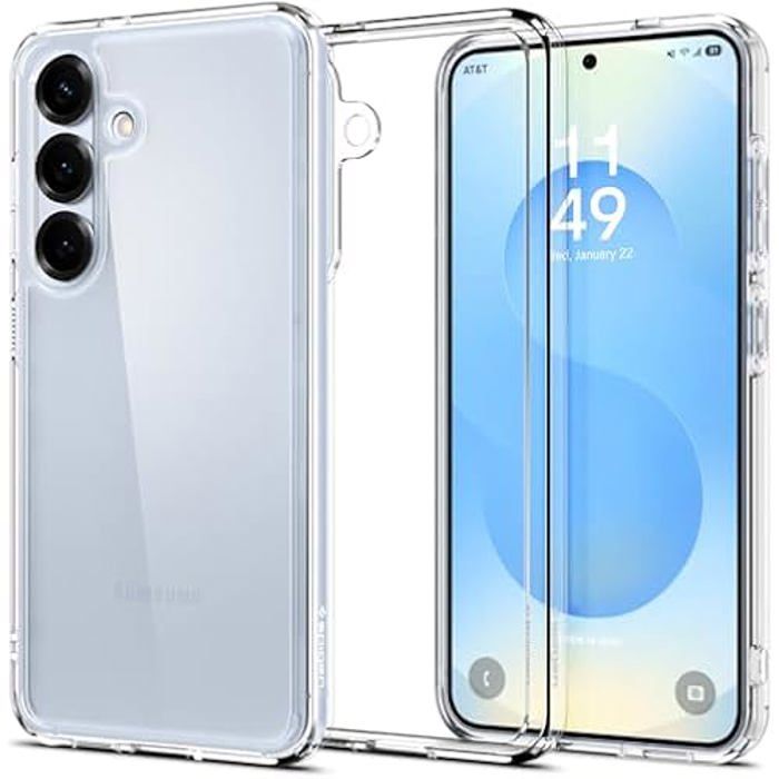 Coque - SPIGEN - Ultra Hybrid - Transparent - Antichoc - Samsung Galaxy S25 Plus
