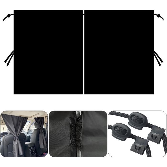 Rideaux De Séparation Pour Voiture – Protection Solaire Et Intimité, Pour Dormir, Allaiter, Changer – 4 Pièces - 4