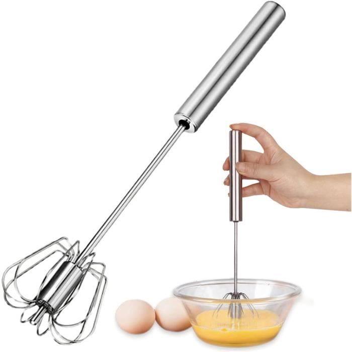 Fouet Automatique Semi-Automatique 30,5 Cm - Mélangeur à Main Pour Œufs, Crème, Pâtes Et Cocktails