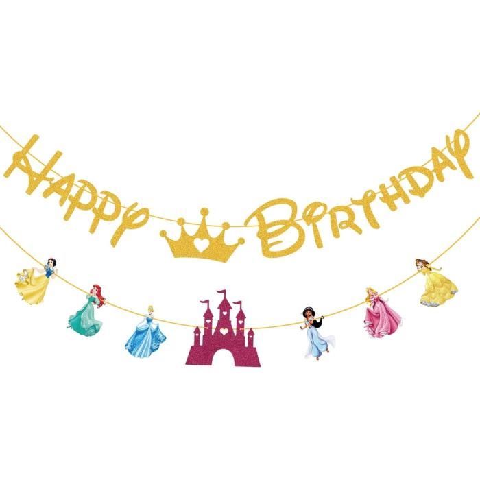Bannière Joyeux Anniversaire à Nœuds Roses – Guirlande Décorative En Papier – Pour Fête Fille, Femme, Décoration Murale - 8