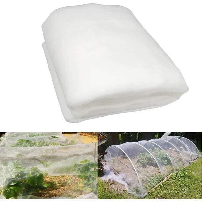 Bâche Plastique Transparent 2m X 10m 0.1mm Pour Serre - Film Polyéthylène Hivernage Plantes
