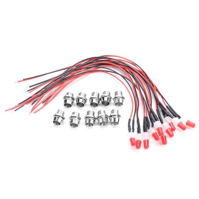 500 LED 1206 Multicolores (Bleu, Vert, Rouge, Blanc, Jaune) - Pour Circuits Électroniques, Bricolage, Décoration