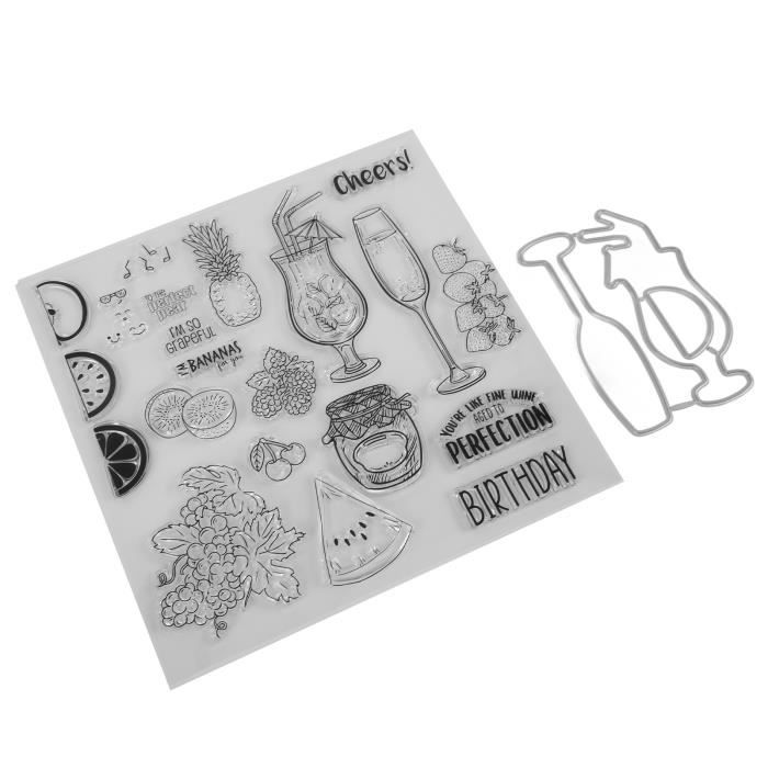Tampon Transparent Fleur 10x10 Cm - Pour Scrapbooking, Cartes, DIY - Gabarit Déco Loisirs Créatifs