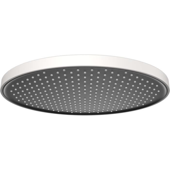 Pommeau De Douche Effet Pluie Carré - Acier Inoxydable Chromé - 36 Buses Anti-calcaire