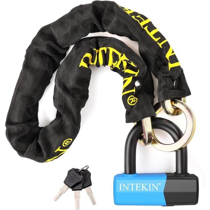 Antivol Casque Moto, 2pcs Verrou de Casque Antivol avec 4 Clés, 2 Outil