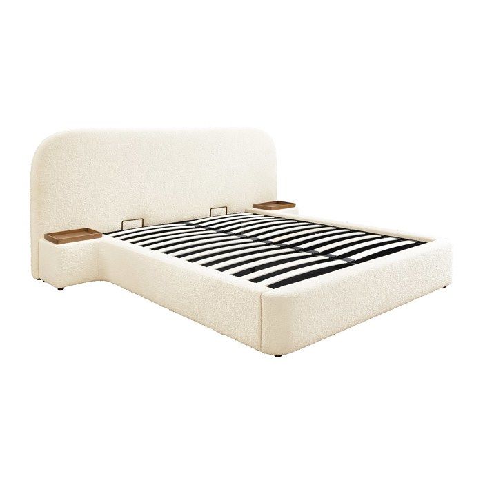 WEBER INDUSTRIES Lit Coffre 160x200 Cm Elias + Sommier/Beige à Partir De 399,90 € (janvier 2026