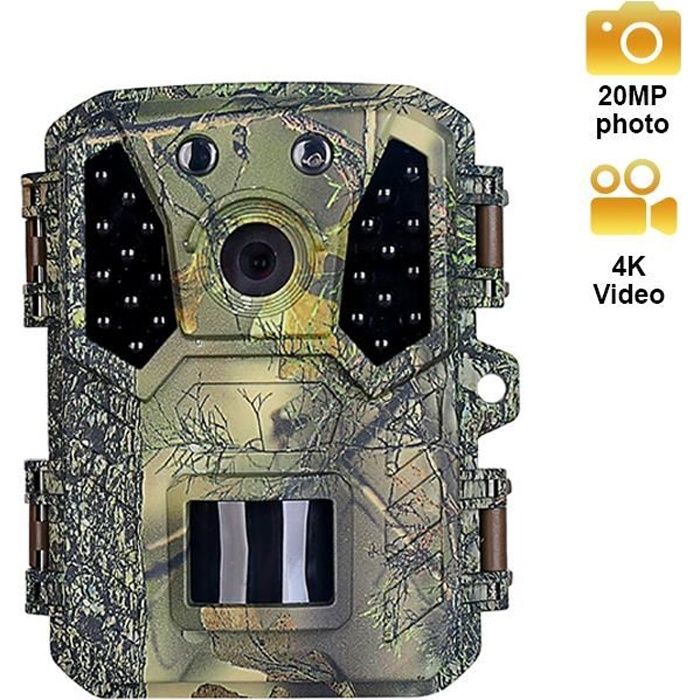 Caméra de chasse 48MP 2.7K - JETLIFETECH - CX100 - Vision Nocturne -  Étanche IP66 - Cdiscount Appareil Photo