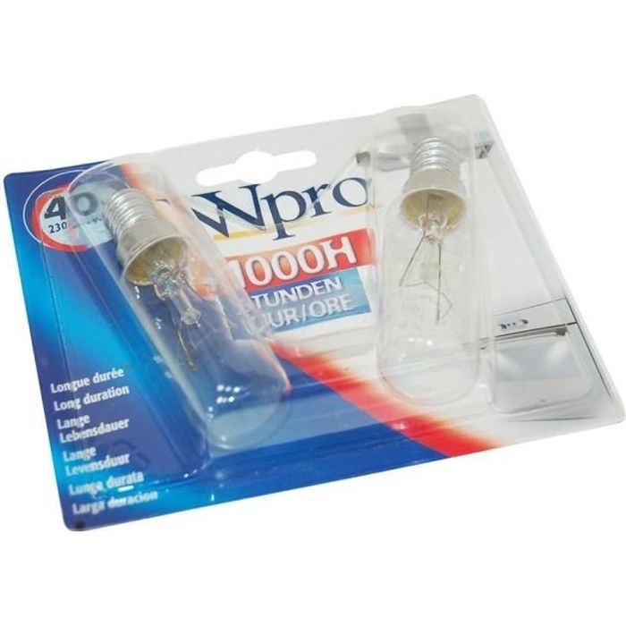 Whirlpool Ampoule pour hotte aspirante 40 W: Gros électroménager