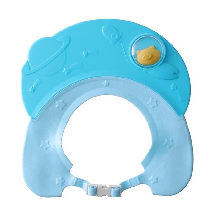 Bonnet De Douche Bébé SFNTION - Visière De Bain Réglable 34-45cm Rose