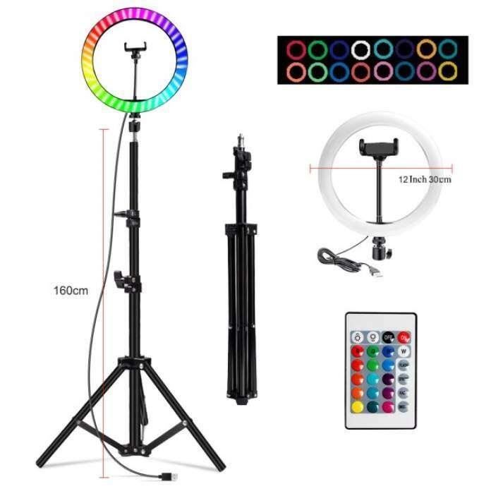 Support De lumière annulaire 10 "pour téléphone po... – Grandado