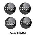 Lot de 4 centre de roue cache moyeu Remplacement pour Audi 68mm 8D0 601 170-1