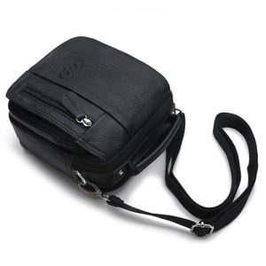 SPAHER Sac /à Bandouli/ère Sacoche Homme en Toile Besace Pochette T/él/éphone Portable Epaule Vintage Sac d/école Sac de Voyage Messager Crossbody pour iPad Unisexe Hommes Femmes Noir