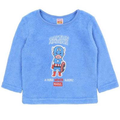 Pyjama bebe bleu en polaire Captain America MARVEL Bleu Cdiscount Pret a Porter