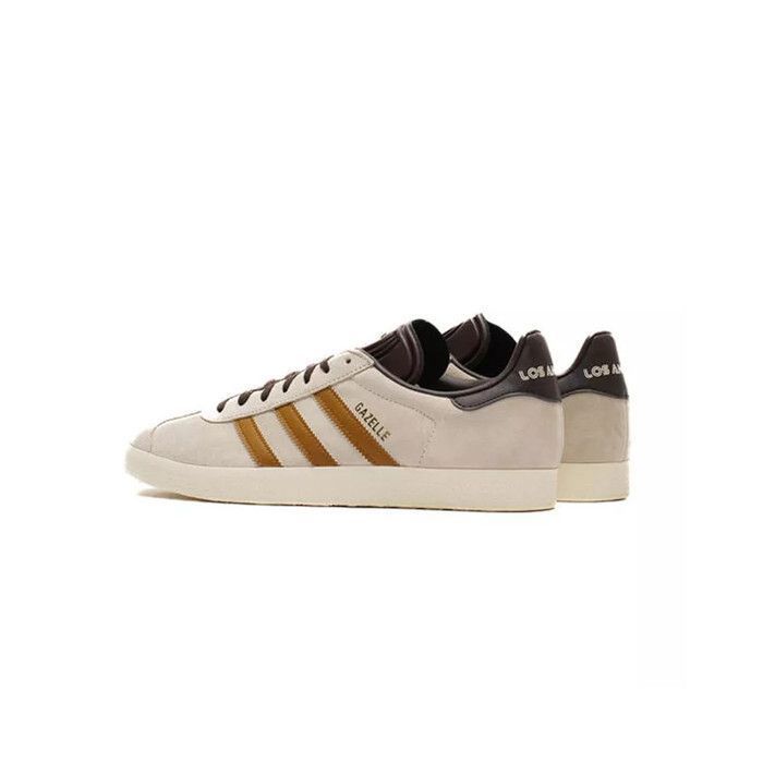 Basket adidas Originals GAZELLE Beige, Marron, Ocre doré