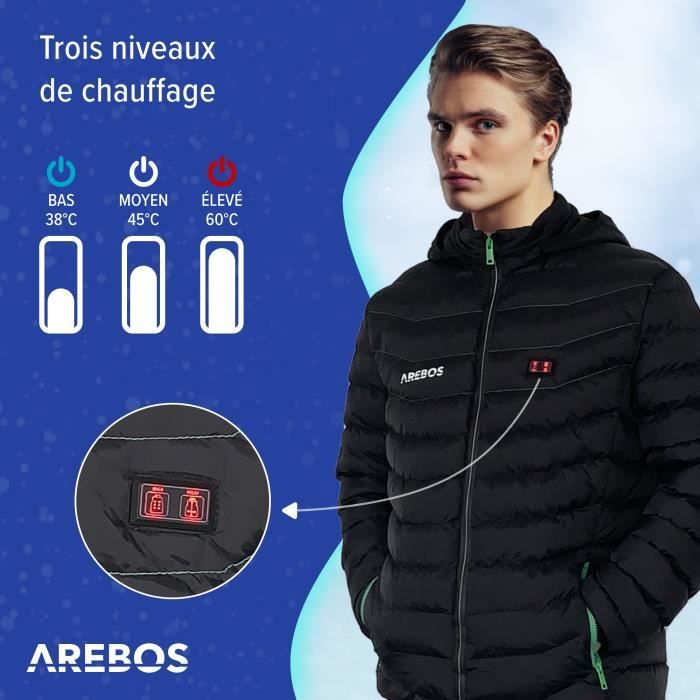 Veste chauffante outlet rechargeable