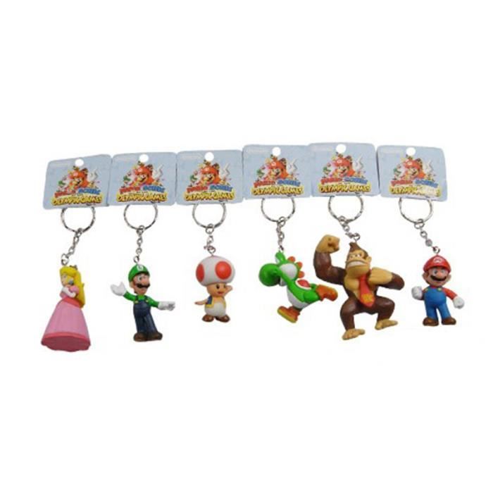 Porte-clés flexibles Super Mario - avec Toad et Super Mario a - 6