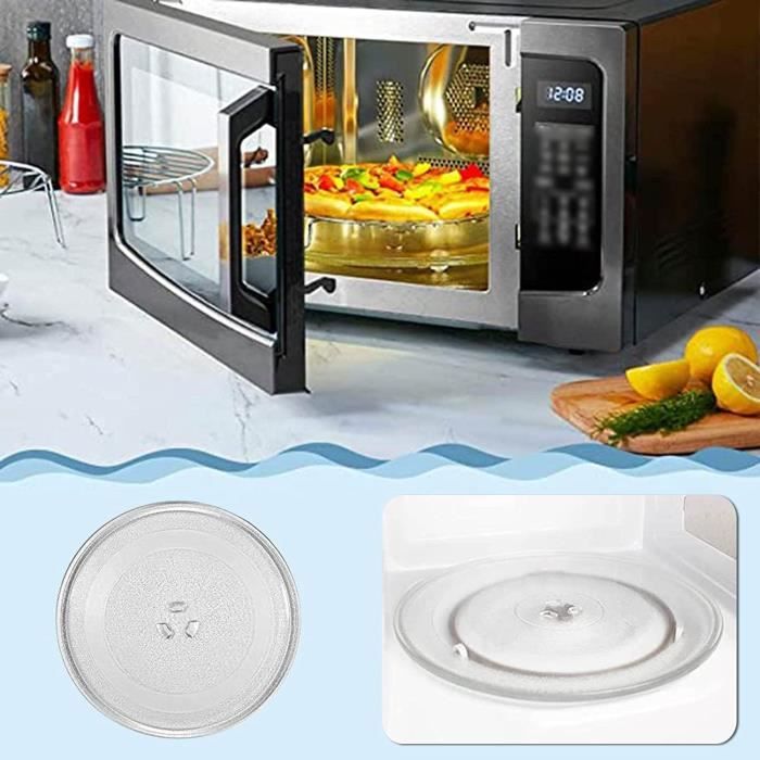 Plaque tournante en verre for microondes, plaque ronde en verre