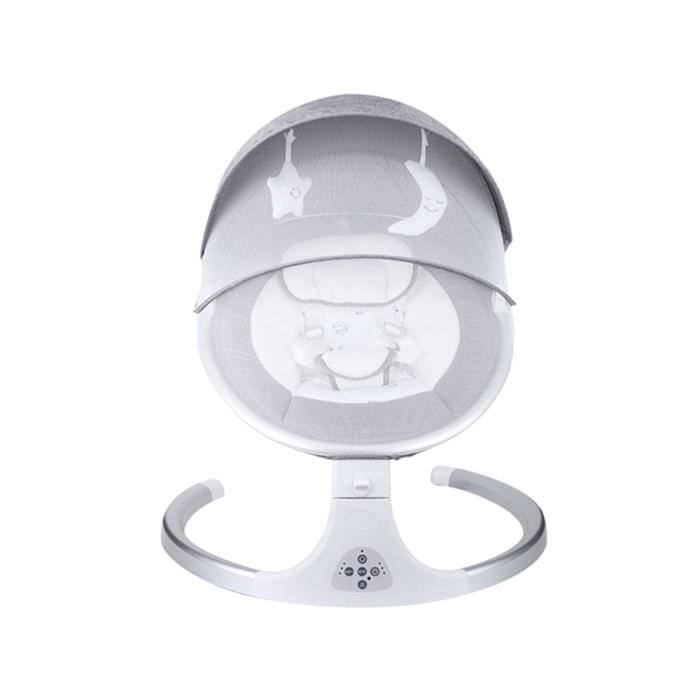 Balancelle Transat Bébé électrique multifonctionnel confortable réglable -  gris - Cdiscount Puériculture & Eveil bébé