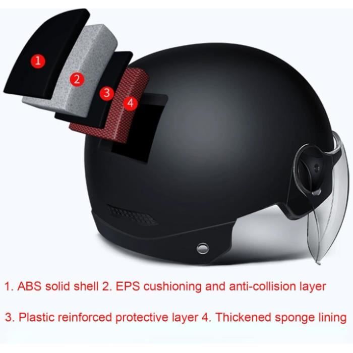 Casque Velo, Vélo Casquette, Casque Trottinette Electrique Adulte, Casque De Vélo Pour Homme Et Femme, Chapeaux Rigides De Vélo Respirants Et