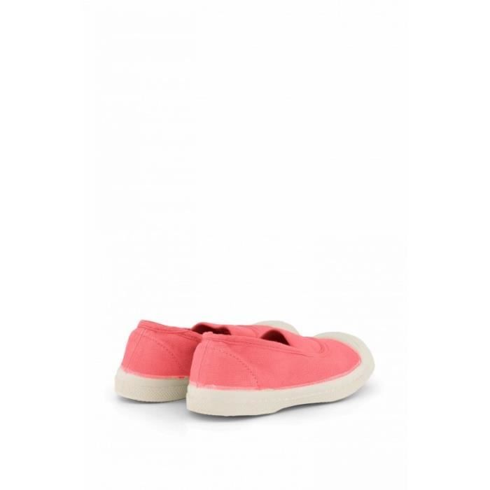 Baskets lastique fille Bensimon tennis hibiscus Hibiscus