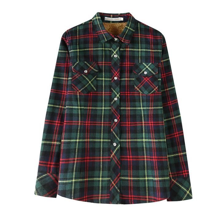 Chemise chaude hiver femme online