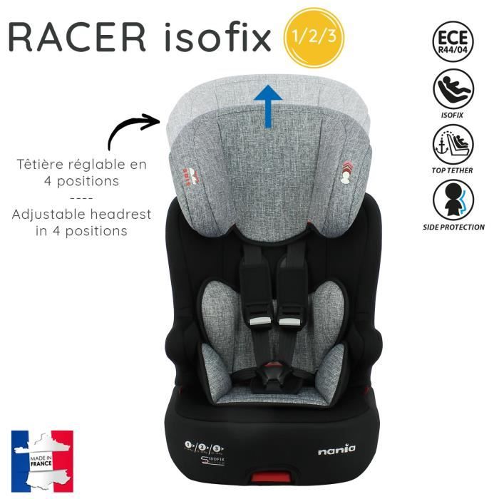 Si ge auto isofix racer groupe 1 2 3 pour les enfants de 9 36kg
