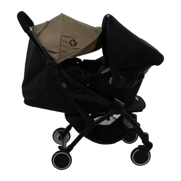 Poussette combinee 2 en 1 LILI legere et compacte Siege Beone Grp 0 0 13Kg kaki 2 en 1 Cdiscount Puericulture Eveil bebe
