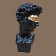 David Head Portraits Buste Résine Statue Sculpture Accueil Artiste Noir 1-2