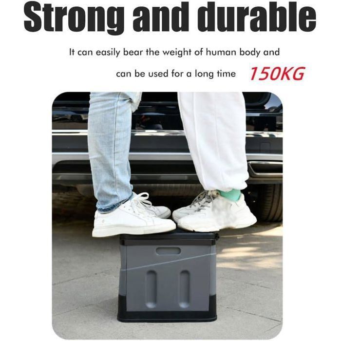 Toilette Portable De Camping Pliable - Capacité 16,5 L (XL) - Avec Couvercle - Pour Adultes - Neuf Sous Emballage