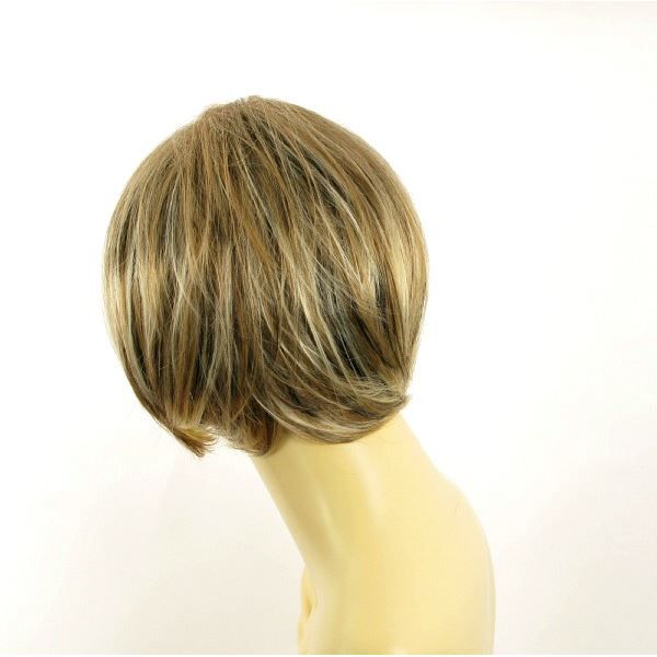 Perruque Synthétique Blonde Méchée Avec Bandeau - Taille Large, Bouclée, Neuve