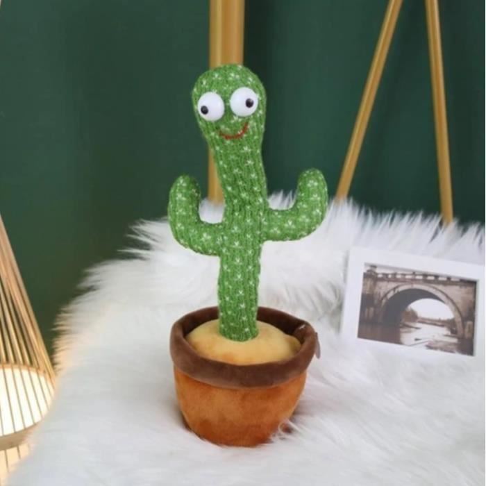 seOSTO Cactus Qui Danse, Chantant et Répète Ce Qu on Dit Parlant Pe